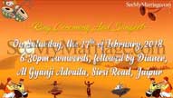 Saptapadi Rajasthan Marwari Stylish Wedding Invitation Video