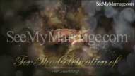 Wedding Invitation With Gold Sparkels Effect Video