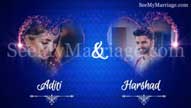 Blue Theme, Ganesh With Love Sparkles Invitation Video