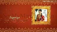 Orange Theme Love Sparkles Video Invite
