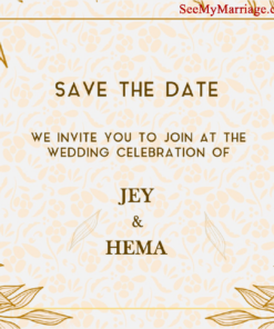 Together Lots Of Happiness White And Cream Theme Christian Wedding Invitation Video
