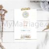 Diy Art Decor - White Theme Painted Background Design Save The Date E-card
