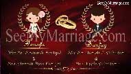 China Aasai - Engagement Invitation Video With Traditional Ganesha Theme And Red Background