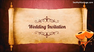 Best Traditional Golden Theme Ganesha With Letter Animation Photos Reveal Wedding Invitation Video