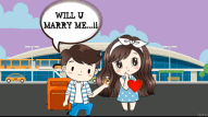 That Destiny Brought  Them Together - Cute Cartoon Boy And Girl Love Story Animated Wedding Save The Date Video