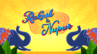 Royal Grand Blue Theme Wedding - Save The Date With Shehnai, Elephants Animated Colorful Golden Theme, Awesome, Unique Wedding