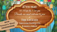The African Jungle Theme - Legendary Tiger Animated Floral Decorated, Green Theme Birthday Save The Date Video For Whatsapp