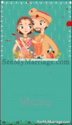 Tu Meri Raja - Mein Teri Rani Green Theme Cute Cartoon Save The Date Gif