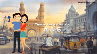 Evergreen Love Story - Cartoon Animated Beautiful Story Theme Love And Arranged Save The Date Video