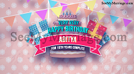 Modern Sparkling Birthday Photo Slide Show | ID: 11444