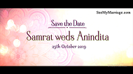 Bolna Halke Halke_save The Date Simple Cinematic Wedding Invitation | ID: 11486