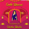 Indian Godh Bharai Invitation Traditional Colorful Gold Bordered Backgrounds Decorated With Floral Hangings | ID: 11494