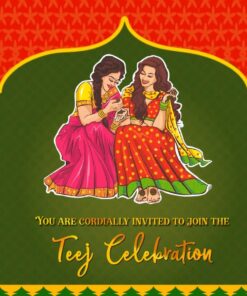 Swagat Traditional Teej And Kitty Party Video Invitation | ID: 11527
