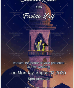 Muslim - Gol - Gumbaz - Nikah Save The Date
