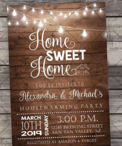Elegant Modern House Warming Party Invitation E Card