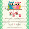 Cupid Owl - Love Beautiful Heartbeat Animated Cartoon Pink Theme Wedding Save The Date Invitation Gif