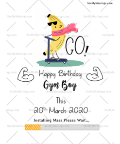 Gym_boy_happy Birthday Greeting