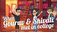 A Musical Day In My Life - Love Story Save The Date Animation Video