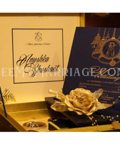 Luxury Royal Golden Wedding Invitation Card