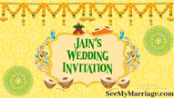 Marwadi Cartoon Animated Traditional Arranged Sadi, Wedding Invitation