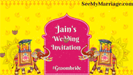 Yellow Theme Traditional Cartoon Rajasthani Animated Wedding Invitation Video With Baraat Animation