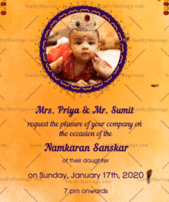 Simple Naming Ceremony_traditional Unique Hindu_animated Gif