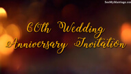Traditional Hindu 60th Anniversary Invitation Video With Ganesha Animation ID: 11592