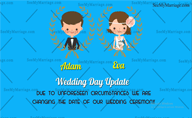 Blue Theme Change In Date Announcement Video