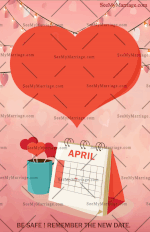 We Changed Our Plan Wedding Invitation Gif To Announce The Change In The Date With Calendar