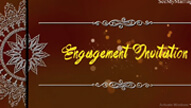Traditional North Indian Engagement Invitation Video | ID: 11596 | ID: 11841
