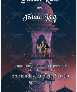 Chand Sifarish Marriage Invitation Card