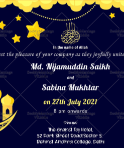Dil Ka Rishta Muslim Wedding Automation E Card