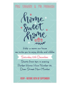 Modern Housewarming E-card Invitation