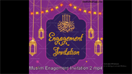 Khitbah A Promise To Marriage Muslim Engagement Invitation Video