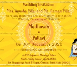 Muhurtham_south Indian_tamil Wedding Invitation Animated Gif