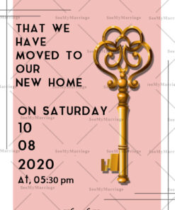 We Have Moved To Our New Home Housewarming Announcement Card