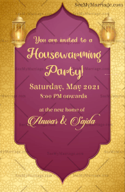 Islamic Royal Invitation_muslim Housewarming Gif