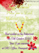 Traditional Tamil Retirement Invitation Gif