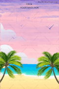 Beach Theme Bachelorette Party Invitation Gif