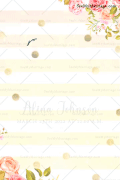 Brunch And Bubbly Bachelor Party Save The Date Gif, Cocktail Glasses With Retro Background