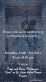 The Endless String Monogram Letter Animated Wedding Anniversary Party Gif