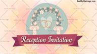 Happily The After Party Wedding Reception Invitation Video With Creamy Water Color Theme Background With Wedding Elements Anima | ID: 11645 | ID: 11655