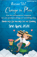Change In Wedding Date Announcement Gif | ID: 11675 | ID: 11685