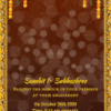 Brown Theme Odia Engagement Gif Invitation With Cartoon Characters