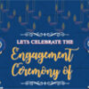 Blue Elephants Royal Engagement Invitation Video, North Indian