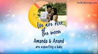 Twinkle Star Balloon Sky And Moon Theme Baby Shower Video Invitation | ID: 11782