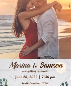 Adam & Eva 3d Floral Reveal Save The Date Video