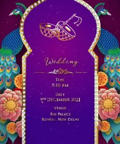 Pink Gold Wedding Invite | ID: 11816