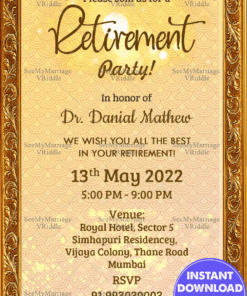 Sit And Relax Retirement Party Invitation Card