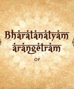 Dusty Brown And Cream Theme Mandala Designed Arangetram Invitation Video
